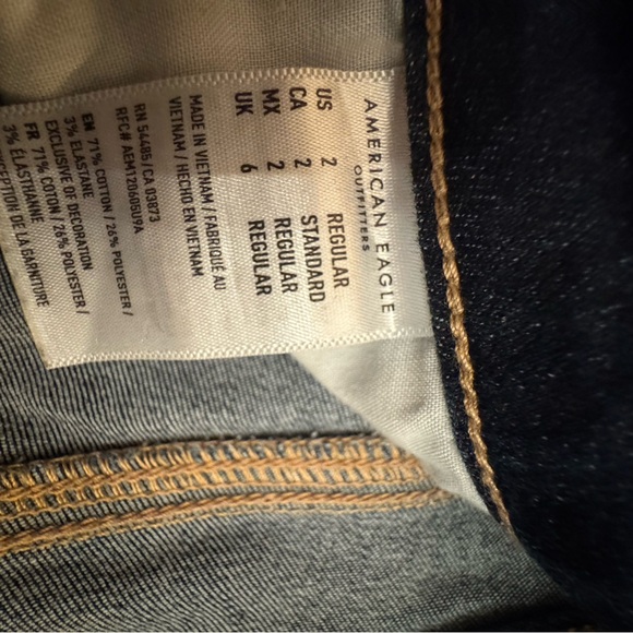 AE Distressed Blue Denim Jeans - Picture 4 of 4